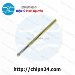 (K7) Kim test mạch P100-D2, dài 33.3mm, đường kính đầu 1.5mm, đường kính thân 1.36mm, 3A, đầu tròn lớn