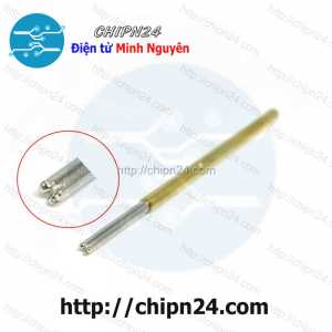 (K8) Kim test mạch P100-Q1, dài 33.3mm, đường kính đầu 1.0mm, đường kính thân 1.36mm, 3A, đầu 4 vuốt thẳng