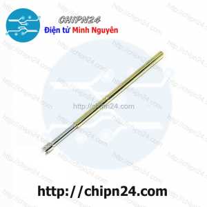(K9) Kim test mạch P100-Q2, dài 33.3mm, đường kính đầu 1.5mm, đường kính thân 1.36mm, 3A, đầu 4 vuốt thẳng