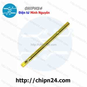 Vỏ Kim test mạch P100-4S R100-4S, dài 33.3mm, đường kính đầu 1.67mm, đường kính thân 1.83mm, 3A