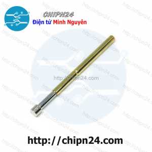 Kim test mạch P125-G, dài 33.35mm, đường kính đầu 2.5mm, đường kính thân 2.02mm, 5A, đầu trụ tròn