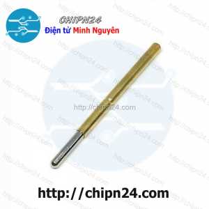 Kim test mạch P125-J, dài 33.35mm, đường kính đầu 1.7mm, đường kính thân 2.02mm, trở kháng 50mΩ, 5A, đầu tròn