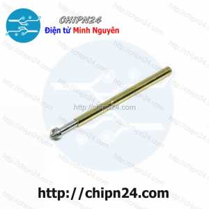 Kim test mạch P160-LM3, dài 24.5mm, đường kính đầu 1.8mm, thân 1.36mm, 3A, đầu hình viên kim cương