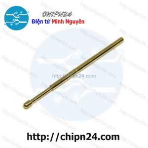 (K8) Kim test mạch PA100-D2, dài 33.3mm, đường kính đầu 1.5mm, đường kính thân 1.36mm, 3A, đầu tròn lớn