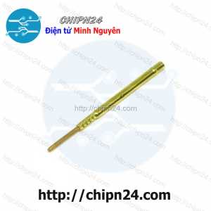 Vỏ Kim test mạch P160-2W (R160-2W), dài 32.7mm, đường kính đầu 0.64mm, đường kính thân 1.67mm, 3A