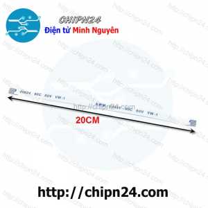 Cáp FFC 0.5MM 6P Cùng Chiều 20CM (Cáp AWM 20624 80C 60V VW-1)