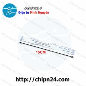Cáp FFC 0.5MM 20P Cùng Chiều 15CM (Cáp AWM 20624 80C 60V VW-1)