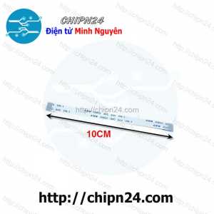 Cáp FFC 1.0MM 6P Cùng Chiều 10CM (Cáp AWM 20624 80C 60V VW-1)