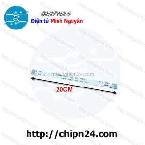 (P132) Cáp FFC 1.0MM 6P Cùng Chiều 20CM (Cáp AWM 20624 80C 60V VW-1)