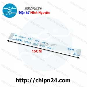 Cáp FFC 0.5MM 12P Cùng Chiều 15CM (Cáp AWM 20624 80C 60V VW-1)