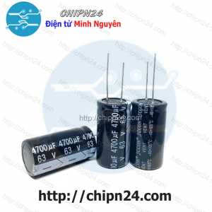 Tụ hóa 4,700uF 63V Đen (22x40mm) (4700uF 63V)