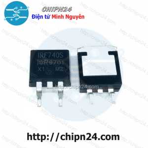 Mosfet Dán IRF740S TO-263 10A 400V (SMD) (IRF740 F740S 740S IRF740LC F740)