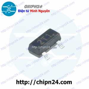 [25 con] (G10.1) Transistor Dán S9012 (2T1) SOT-23 PNP 500mA 40V (SMD) 9012