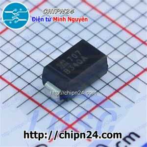 Diode B340A SMA DO-214AC 3A-40V (SMD) (4.3x2.6mm) [Diode Schottky]