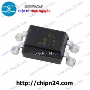 (SOP) Opto Dán EL814 SOP-4 Hàng Tốt (SMD) (dùng thay thế cho PC814) (EL814S PC814S)