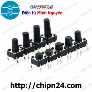 [10 cái] (F62) Nút nhấn 4 chân 6x6x14mm DIP