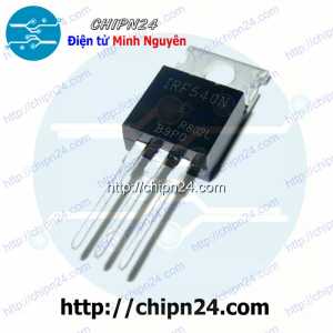 Mosfet IRF540 TO-220 33A 100V Kênh N (IRF540N F540 540)