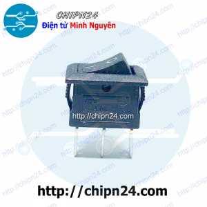 (F96.5) Công tắc bập bênh KCD11 Đen 3 Chân 2 Vị trí (15x10mm 3A 250VAC)