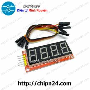 Module 4 Led 7 đoạn 0.56 ich dùng IC 74HC595