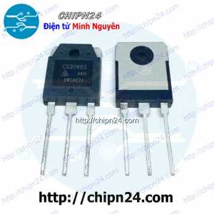 (KT2) Mosfet 20N65 TO-3P 20A 650V Kênh N (CS20N65)