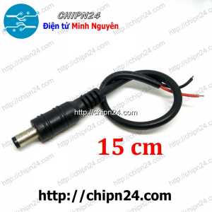 Dây nguồn DC chuôi Đực 15cm
