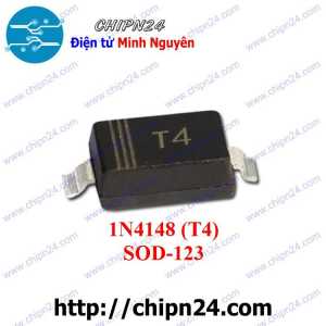 [25 con] (G4.1) Diode Dán 1N4148 [T4] SOD-123 (SMD) (4148)