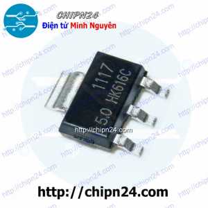 [SOP] IC Dán AMS1117-5V SOT-223 (SMD) (IC Nguồn)