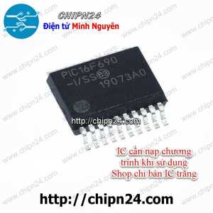 IC Dán PIC16F690-I/SS SSOP-20 (SMD) (PIC 16F690 MCU)