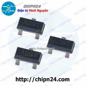 [10 con] Mosfet Dán AO3400 SOT-23 (A09T) 5.8A 30V (Kênh N) (SMD) (AO3400A 3400)