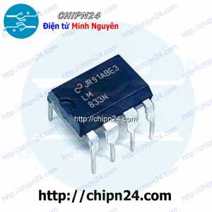(DIP) IC LM833 DIP-8 (LM833N 833)