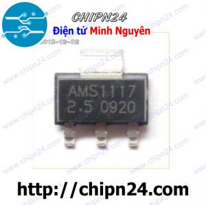 [SOP] IC Dán AMS1117-2.5V SOT-223 (SMD) (IC Nguồn)