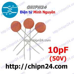 [25 con] (K241) Tụ gốm 10pF 50V (10p)
