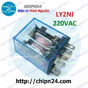 Relay kiếng 8 Chân 10A 220VAC (LY2NJ LY2N-J JQX-13F)