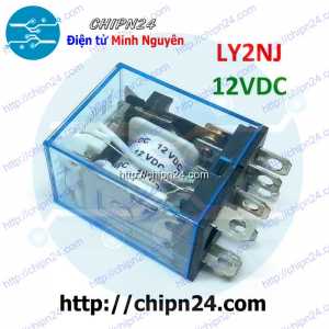 (F201.1) Relay kiếng 8 Chân 10A 12VDC (LY2NJ LY2N-J JQX-13F)
