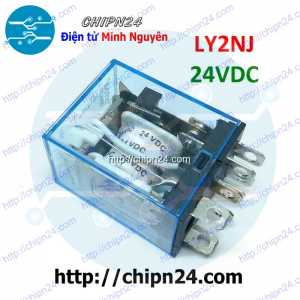Relay kiếng 8 Chân 10A 24VDC (LY2NJ LY2N-J JQX-13F)