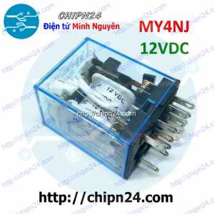 Relay kiếng 14 Chân 5A 12VDC (MY4NJ MY4N-J HH54P)