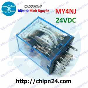 (F201.6) Relay kiếng 14 Chân 5A 24VDC (MY4NJ MY4N-J HH54P)