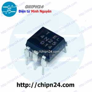 (DT) Opto 4N25 DIP-6 Đen Hàng Tốt (EL4N25)