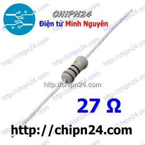 [10 con] Điện Trở 27R 1W 5%