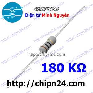 [10 con] Điện Trở 180K 1W 5%