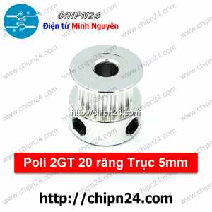 (F8.2) Poli 2GT-20 20 răng Trục 5mm