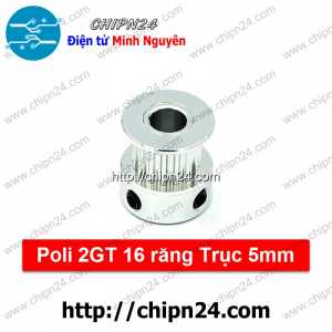 (F8.1) Poli 2GT-20 16 răng Trục 5mm