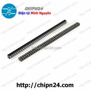 Hàng rào Cái Đôi Tròn 2.54MM 2x40p (Jump, Header)