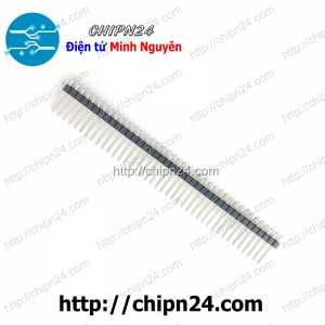 [Dài 15mm] Hàng rào Đực Đơn Thẳng 2.54MM 1x40p [Cao 15mm] (Jump, Header)