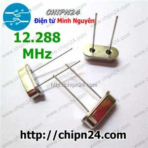 (K347) Thạch anh 12.288M 49S DIP (12.288MHz 12.288)