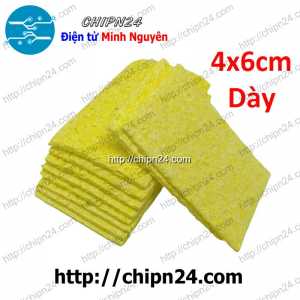 (F228.6) Bọt biển 4x6cm Dày (Dùng chùi đầu mỏ hàn)