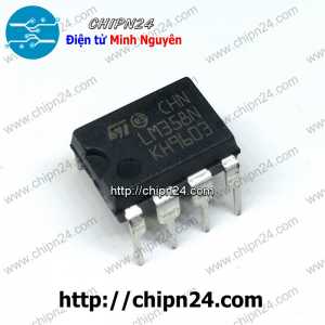 (DT) IC LM358 DIP-8 Hàng Tốt ST (LM358N) (IC khuếch đại thuật toán OpAmp)