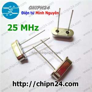 (K345) Thạch anh 25M 49S DIP (25MHz)