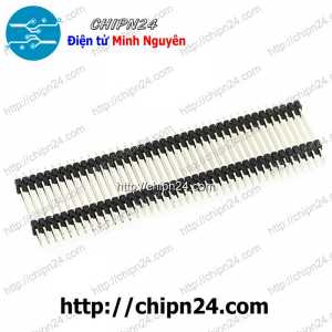 (H70) Hàng rào Đực Đôi 2 tầng cao 30mm 2.54MM 2x40p (Jump, Header)