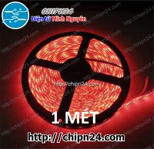 [1 MÉT] Led Dây 5050 Có Keo Chống Nước Đỏ 12VDC